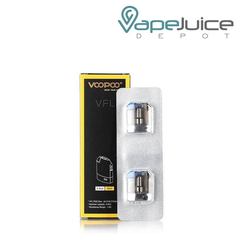 VooPoo VFL Replacement Pods|0.8ohm VFL Pod | 2-Pack|0.8ohm VFL Pod | 4-Pack