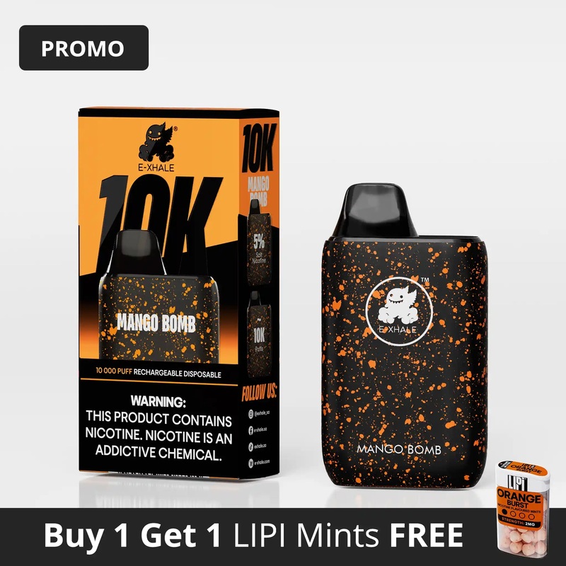 10K Mango Bomb 5%/50mg – Rechargeable Disposable