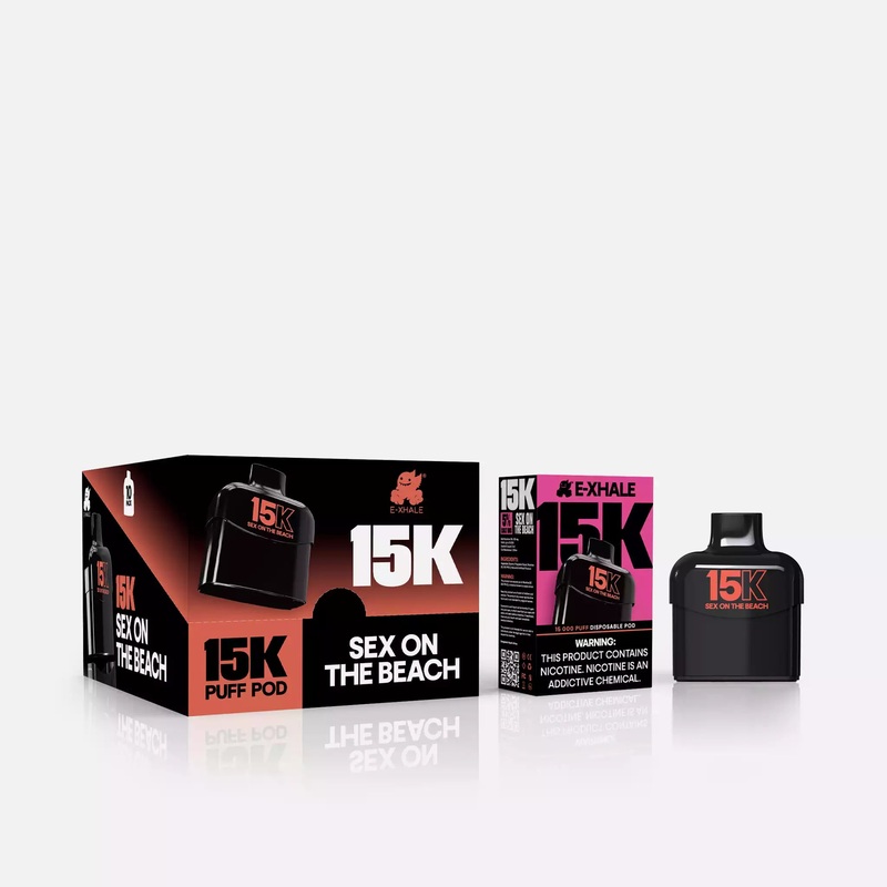 15K Sex on the Beach 5%/50mg – Disposable Pod: 10 Pack