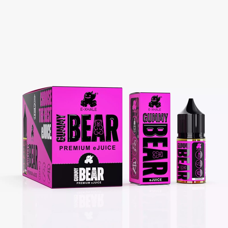 30ml Gummy Bear eJuice 4%/40mg: 10 Pack