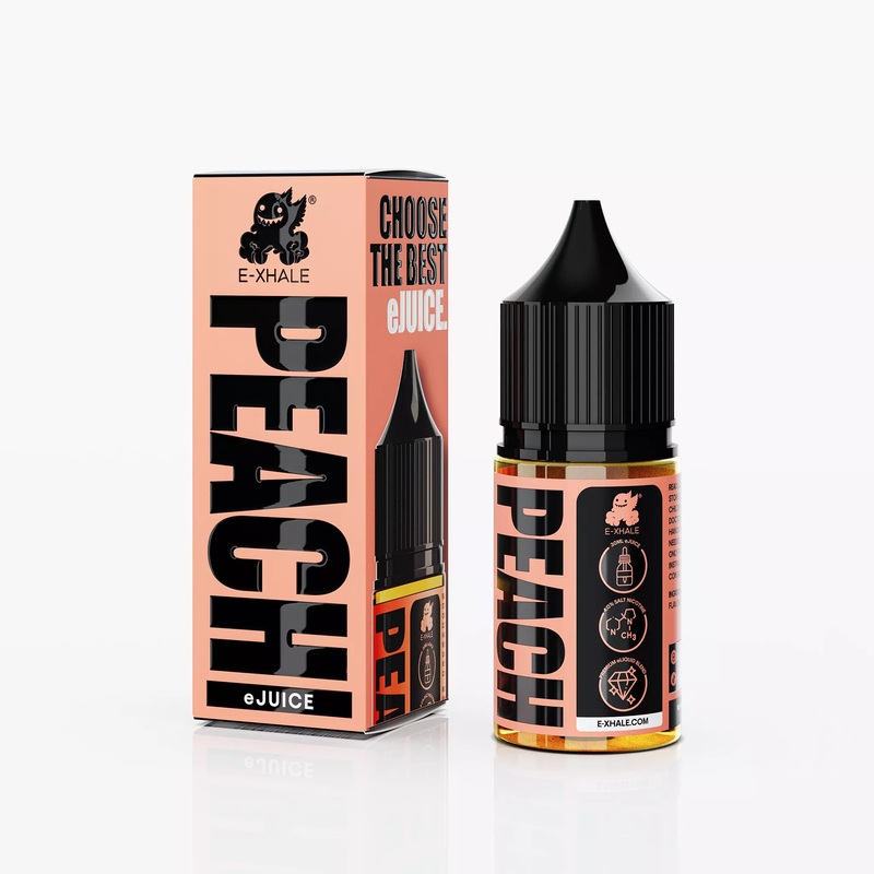 30ml Peach eJuice 4% Salt Nic