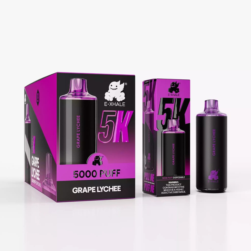 5K Grape Lychee 5%/50mg: 10 Pack