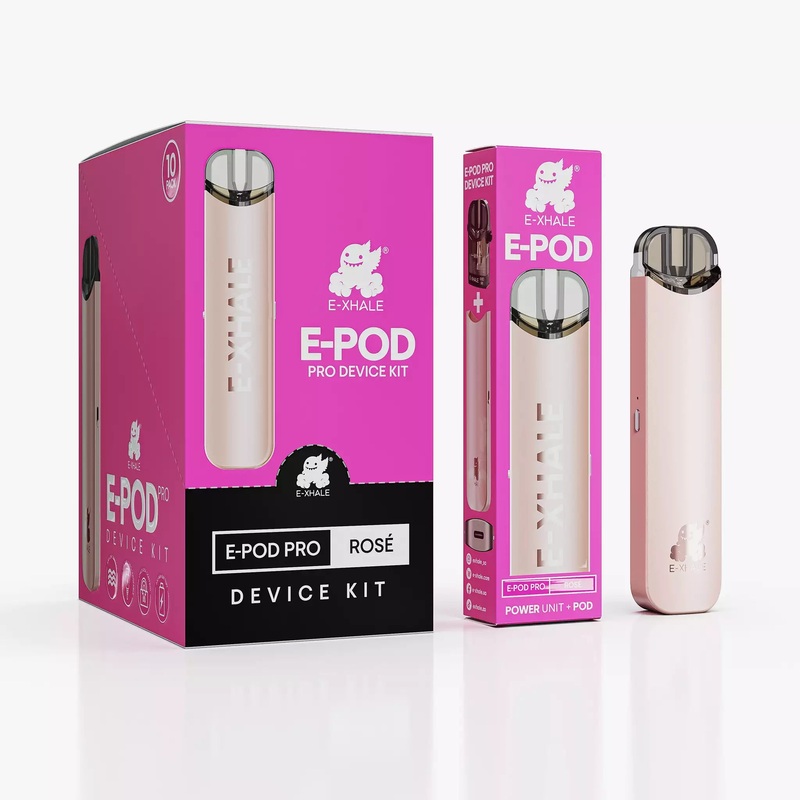 E-Pod Pro Device Kit – Ros 650mAh Open-Pod System: 10 Pack