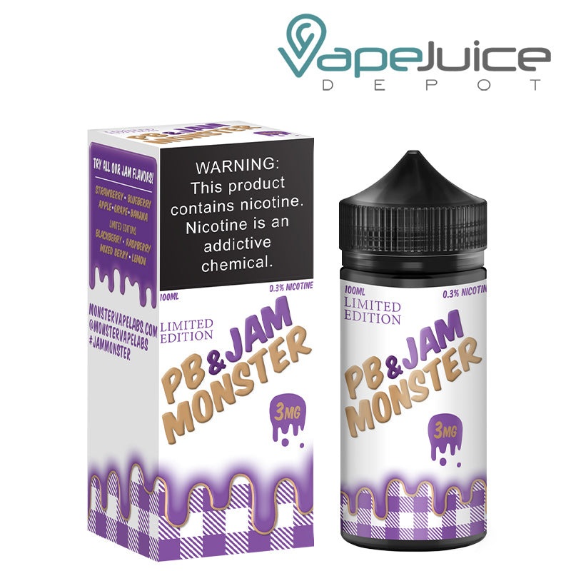 Grape PB and Jam Monster eLiquid 100ml