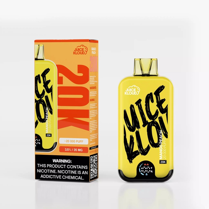 JK20K Mango Peach 3.5% – Rechargeable Disposable Vape Device