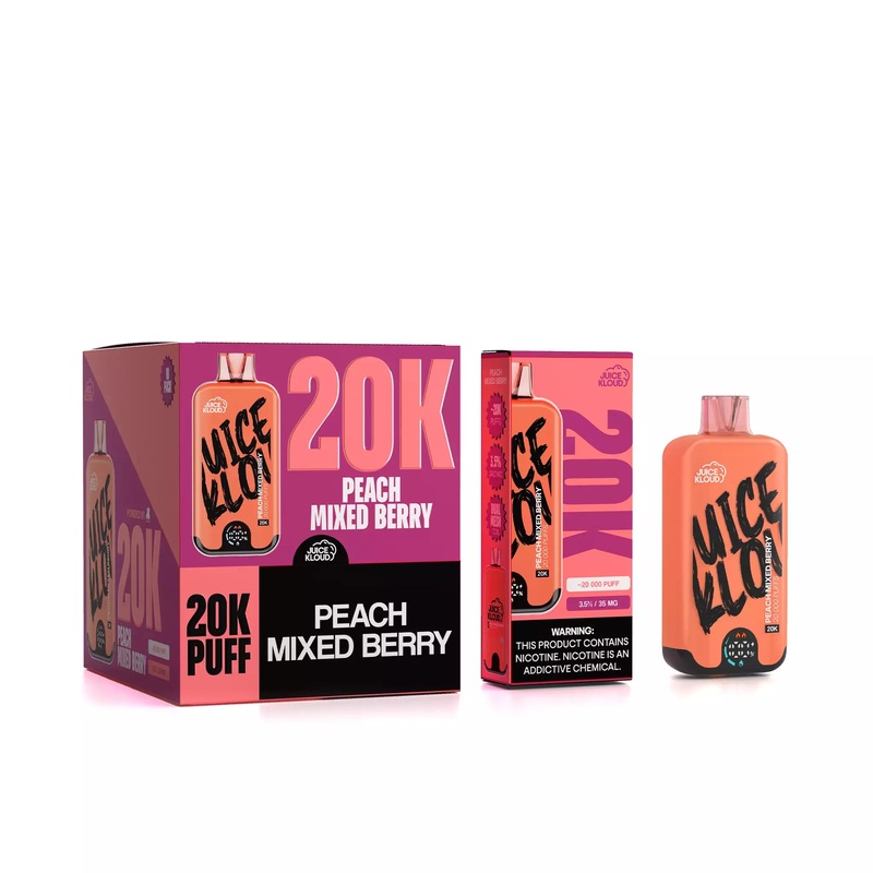 JK20K Peach Mixed Berry 3.5%/35mg – Rechargeable Disposable: 10 Pack