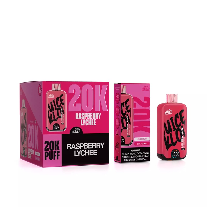 JK20K Raspberry Lychee 3.5%/35mg – Rechargeable Disposable: 10 Pack