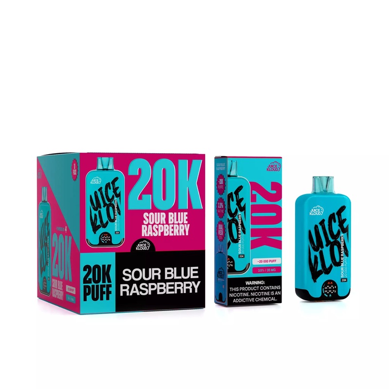 JK20K Sour Blue Raspberry 3.5%/35mg – Rechargeable Disposable: 10 Pack