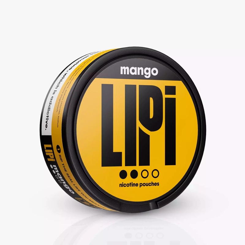 LIPI Mango Nicotine Pouches – 6mg/0.6% per pouch: 15 Pouches
