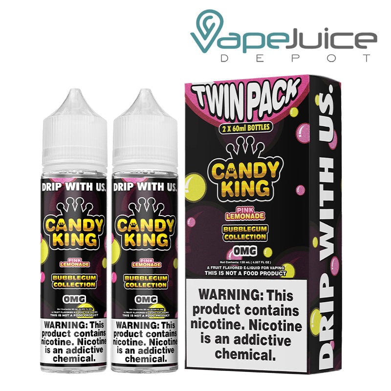 Pink Lemonade Candy King Bubblegum 120ml