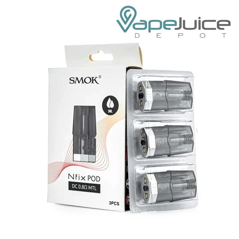 SMOK Nfix Replacement Pods|A Pack of Nfix Pods .8 DC MTL|A Pack of Nfix Pods .8 Meshed