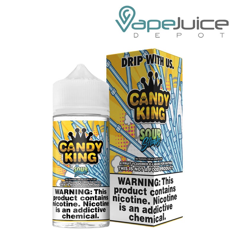 Sour Straws Candy King eLiquid 100ml
