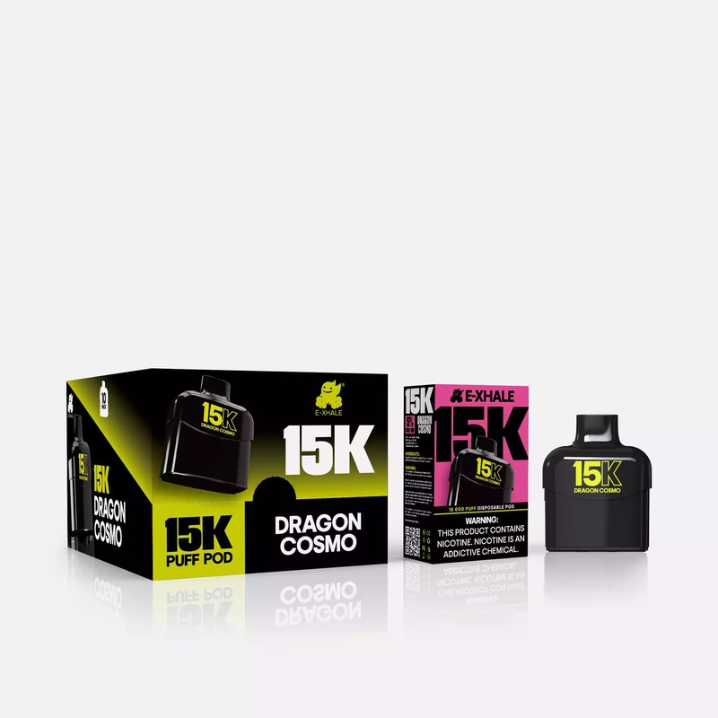 15K Dragon Cosmo 5%/50mg – Disposable Pod: 10 Pack