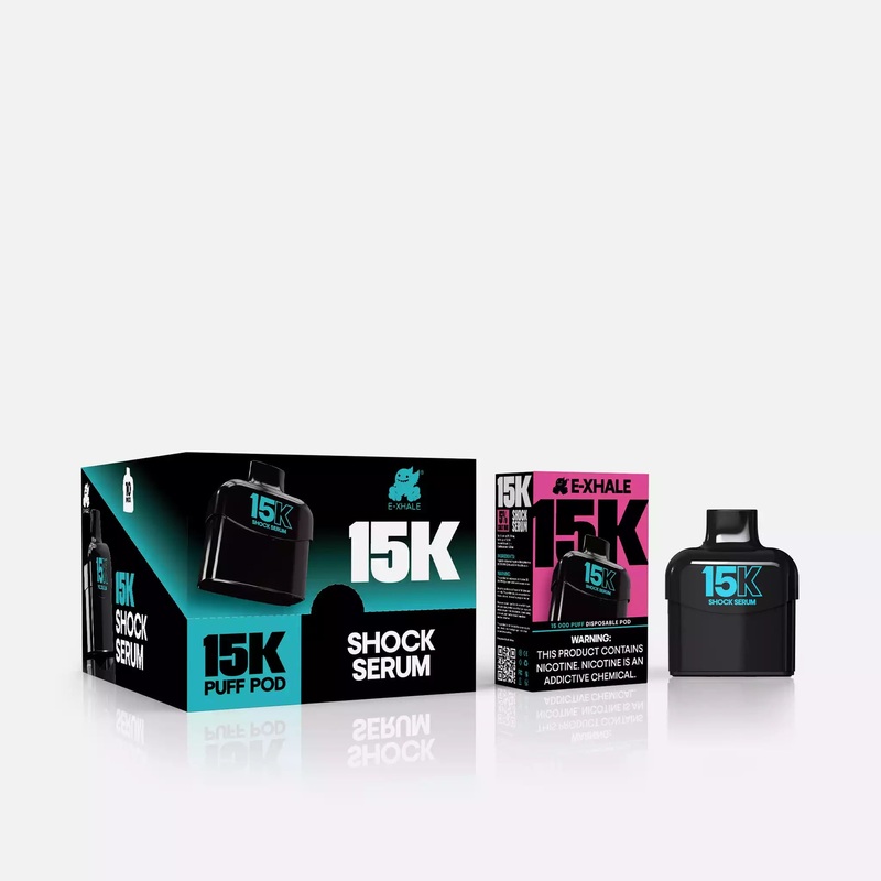 15K Shock Serum 5%/50mg – Disposable Pod: 10 Pack