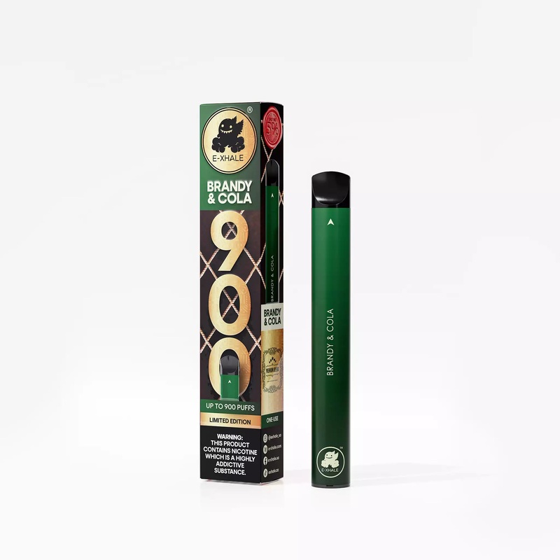 900 Brandy & Cola 5%/50mg – Single-Use Disposable