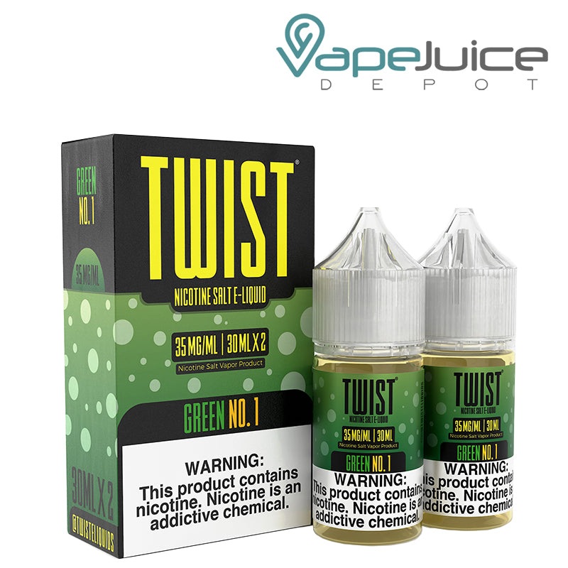 Green No 1 Twist Salt E-Liquid 60ml