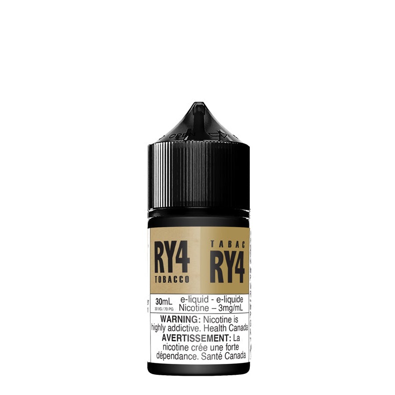 Ry4 30ml by Vapeur Express|0mg Federal Stamp|3mg Federal Stamp|6mg Federal Stamp|12mg Federal Stamp|0mg Quebec|3mg Quebec|6mg Quebec|12mg Quebec