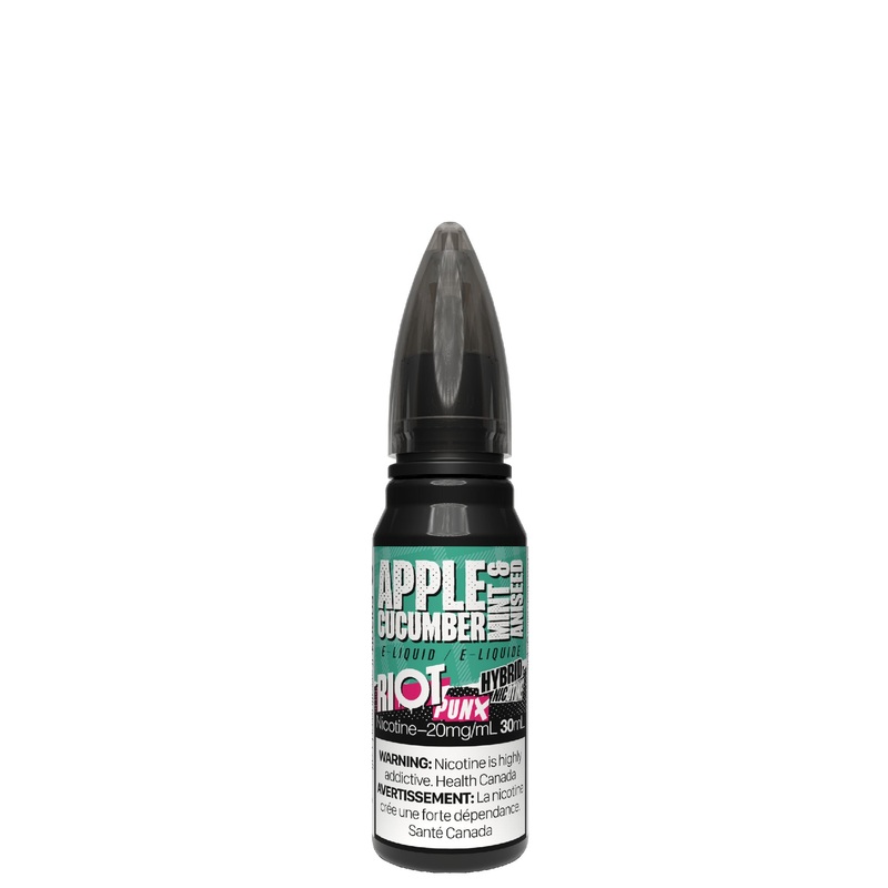 Apple, Cucumber, Mint & Aniseed Hybrid Salts – Punx 30ml by Riot Squad