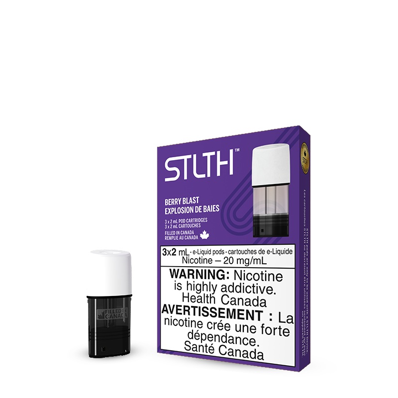 Berry Blast by STLTH (3 Pack)|20mg Federal Stamp|12mg Ontario|20mg Ontario|20mg (Bold 50) Ontario|20mg Manitoba
