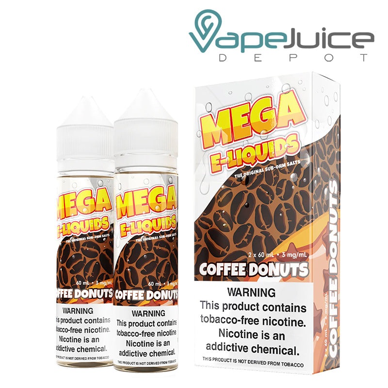 Coffee Donuts MEGA e-Liquids|2x60ml|0mg|3mg|6mg