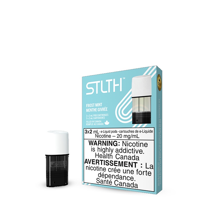 Frost by STLTH (3 Pack)|12mg Federal Stamp|20mg Federal Stamp|20mg (Bold 50) Federal Stamp|12mg Ontario|20mg Ontario|20mg Manitoba