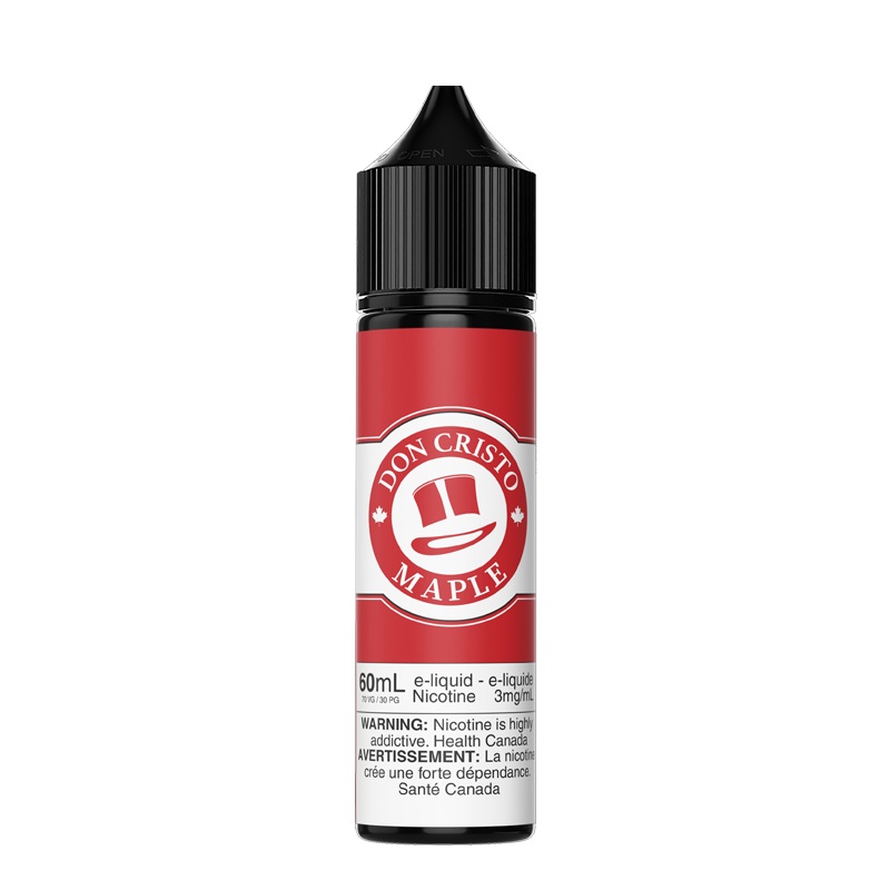 Maple 60ml by Don Cristo|3mg Federal Stamp|6mg Federal Stamp|3mg Ontario|6mg Ontario|6mg Alberta|3mg Alberta|6mg Manitoba|3mg Manitoba