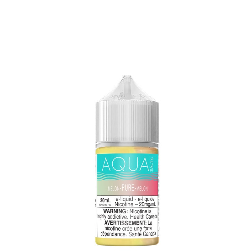 Pure Melon Salts 30ml by Aqua|10mg Federal Stamp|10mg Alberta|10mg Manitoba