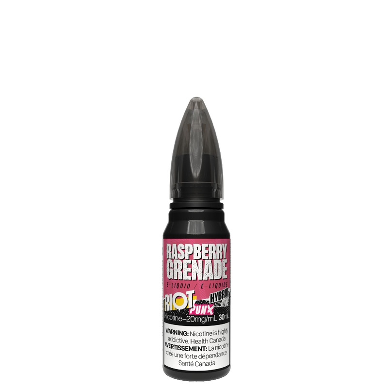 Raspberry Grenade Hybrid Salts – Punx 30ml by Riot Squad