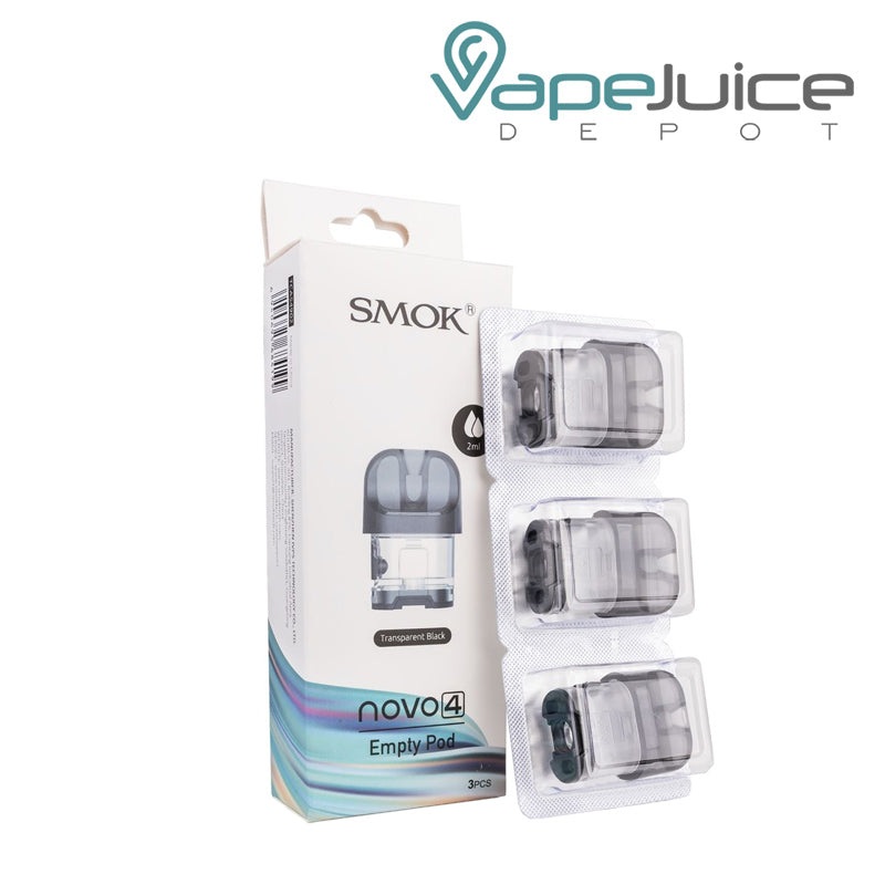 SMOK Novo 4 Pods|Transparent Black – Novo 4 Pods|Transparent – Novo 4 Pods