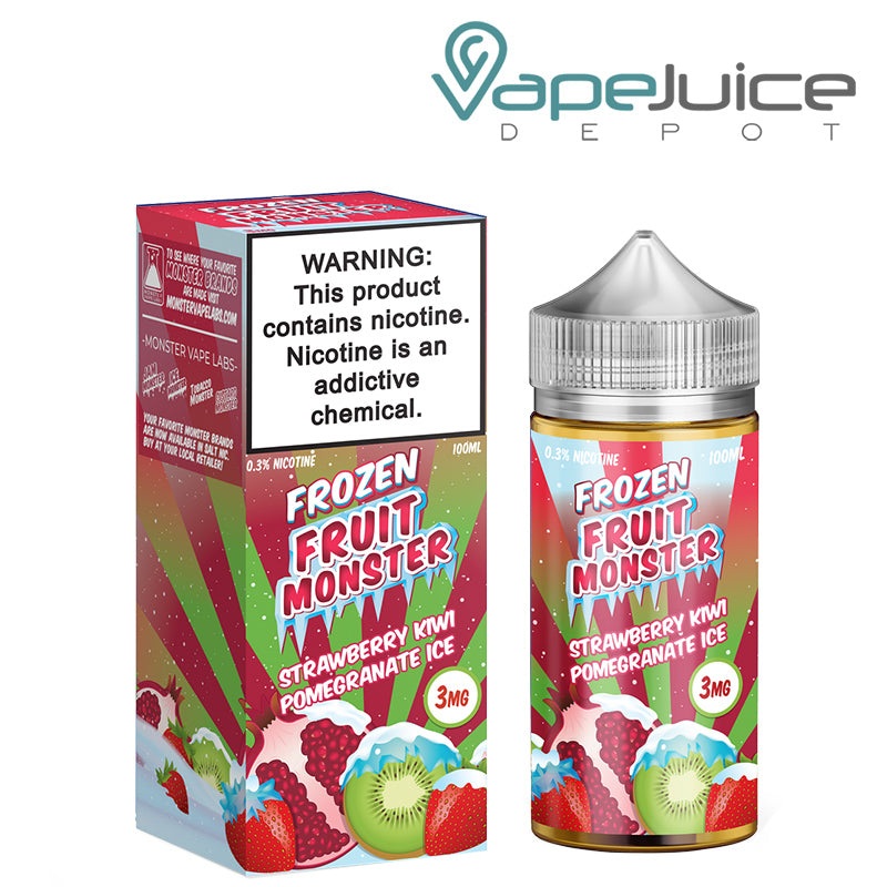Strawberry Kiwi Pomegranate Ice Frozen Fruit Monster 100ml