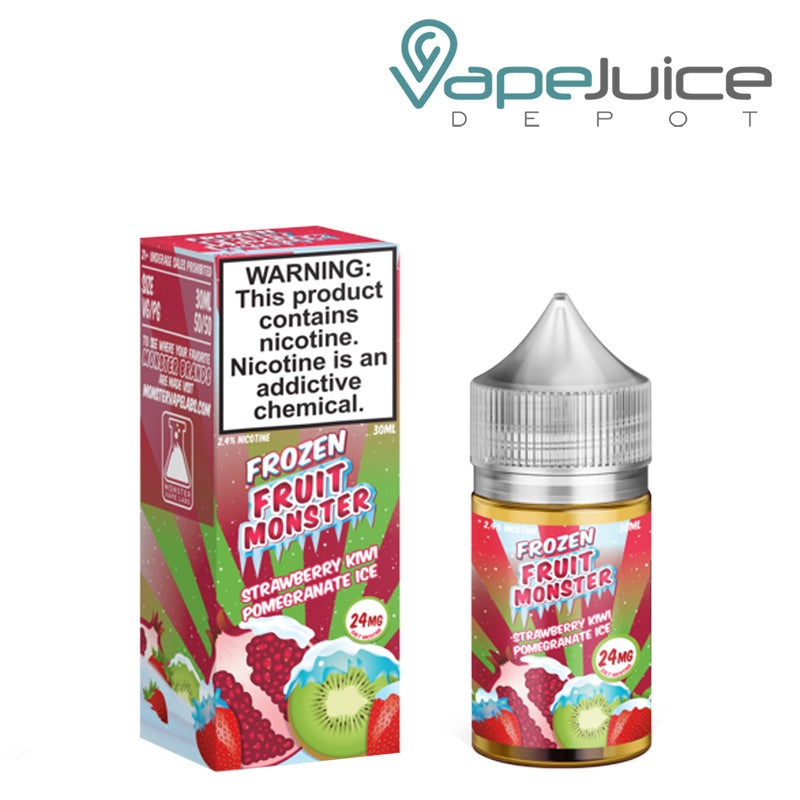 Strawberry Kiwi Pomegranate Ice Frozen Fruit Monster Salts 30ml