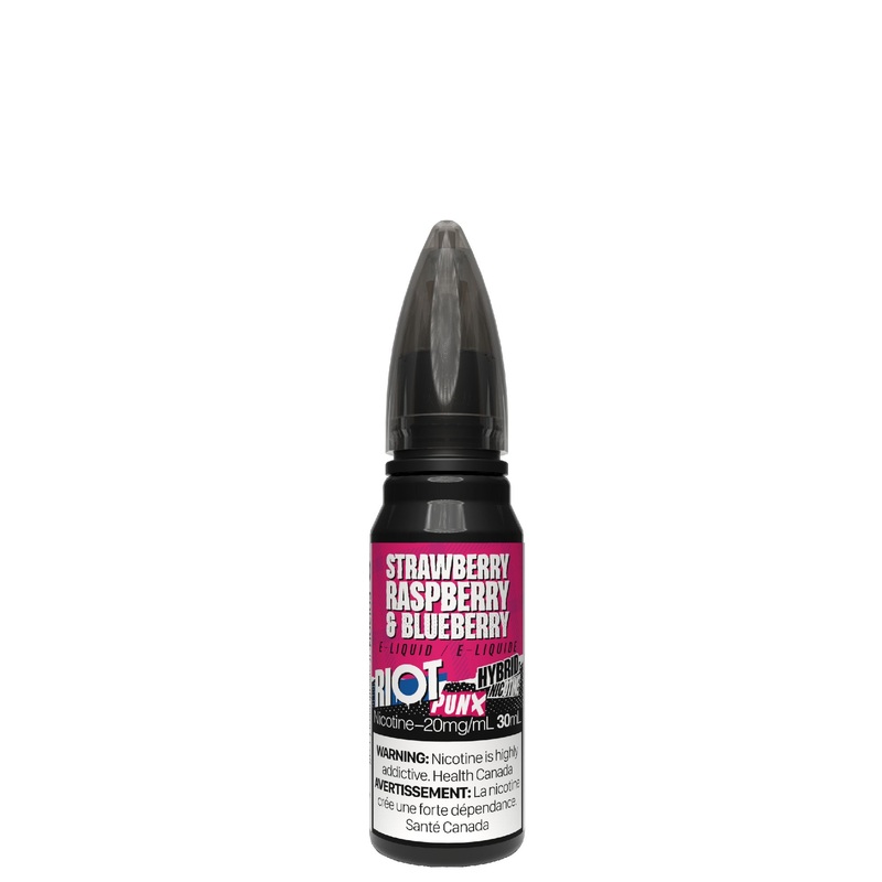 Strawberry, Raspberry & Blueberry Hybrid Salts – Punx 30ml by Riot Squad