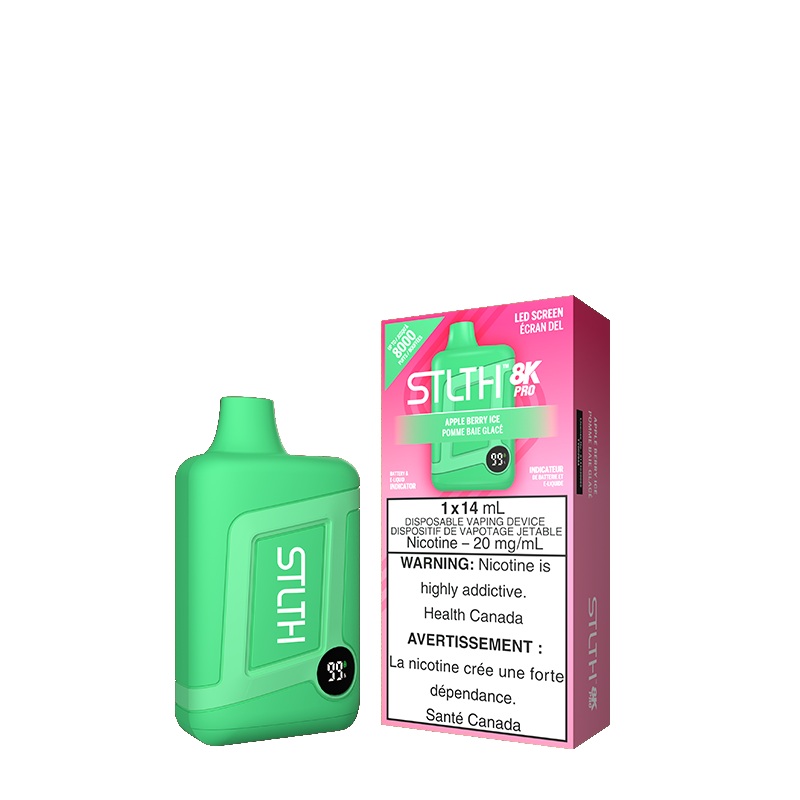 Apple Berry Ice STLTH 8K PRO Disposable (Carton of 5 Units)