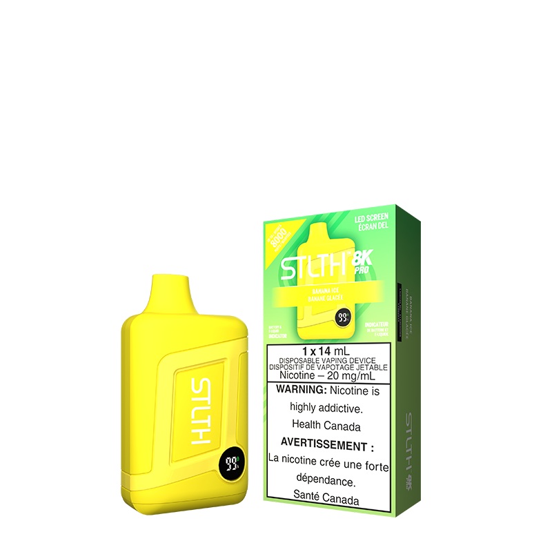 Banana Ice STLTH 8K PRO Disposable (Carton of 5 Units)