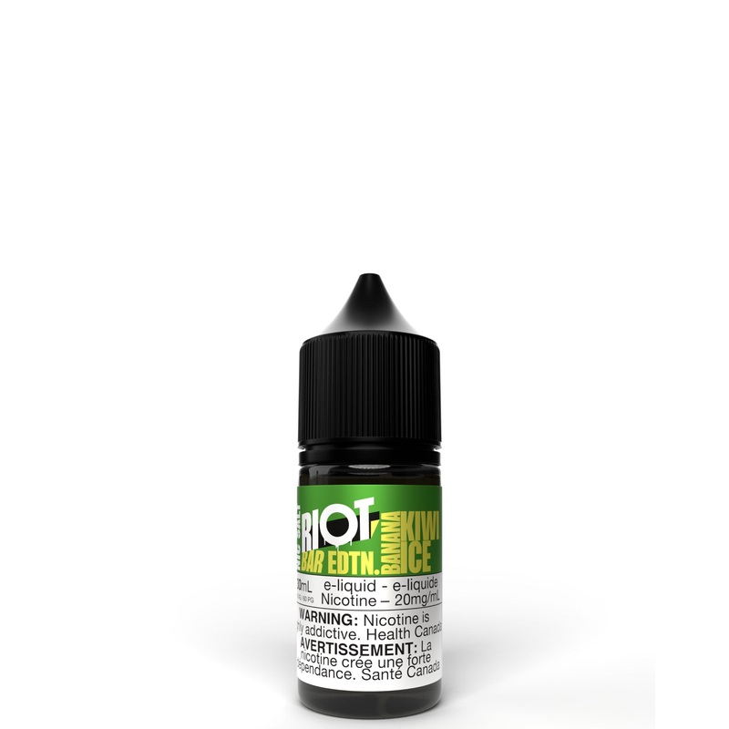 Banana Kiwi Ice Salts 30ml by Riot Bar