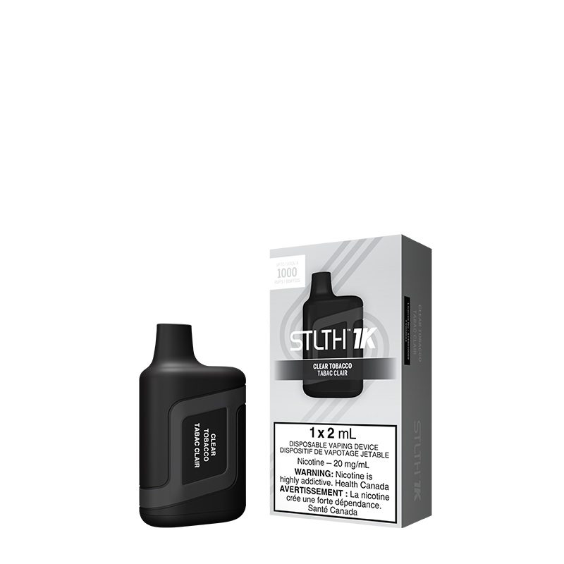Clear Tobacco STLTH 1K Disposable (Carton of 6 Units)