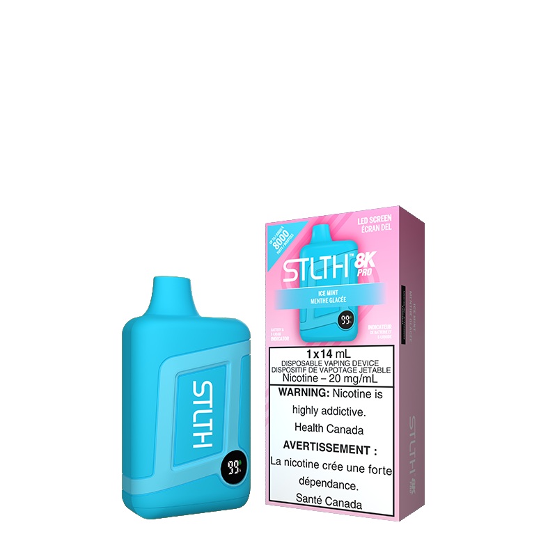 Ice Mint STLTH 8K PRO Disposable (Carton of 5 Units)