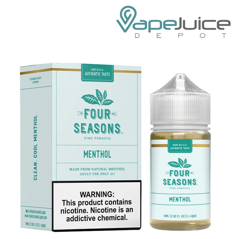 Menthol Four Seasons 60ml|60ml|0mg|3mg|6mg|12mg|18mg