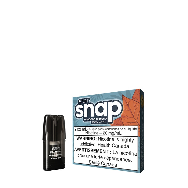 Morocco Tobacco by STLTH Snap (Carton of 5 Packs)