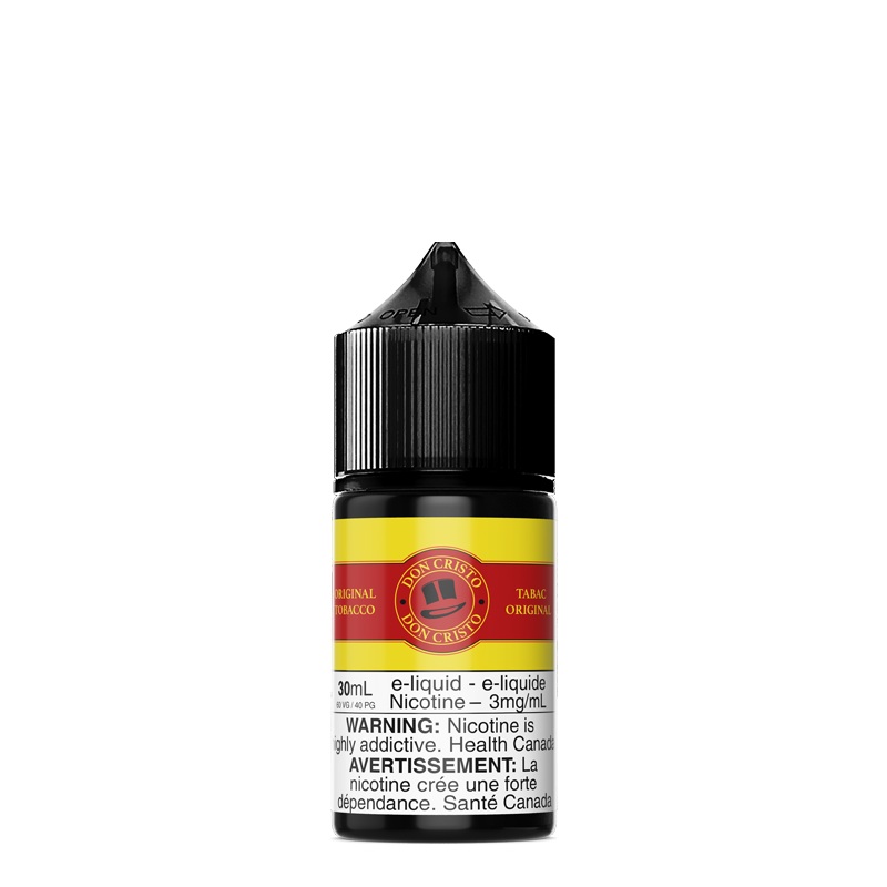 Original 30ml by Don Cristo|12mg Federal Stamp|18mg Federal Stamp|0mg|3mg|6mg|0mg Quebec|3mg Quebec|6mg Quebec|12mg Quebec|0mg New Brunswick|3mg New Brunswick|6mg New Brunswick|12mg New Brunswick|0mg Prince Edward Island|3mg Prince Edward Island|6mg Princ