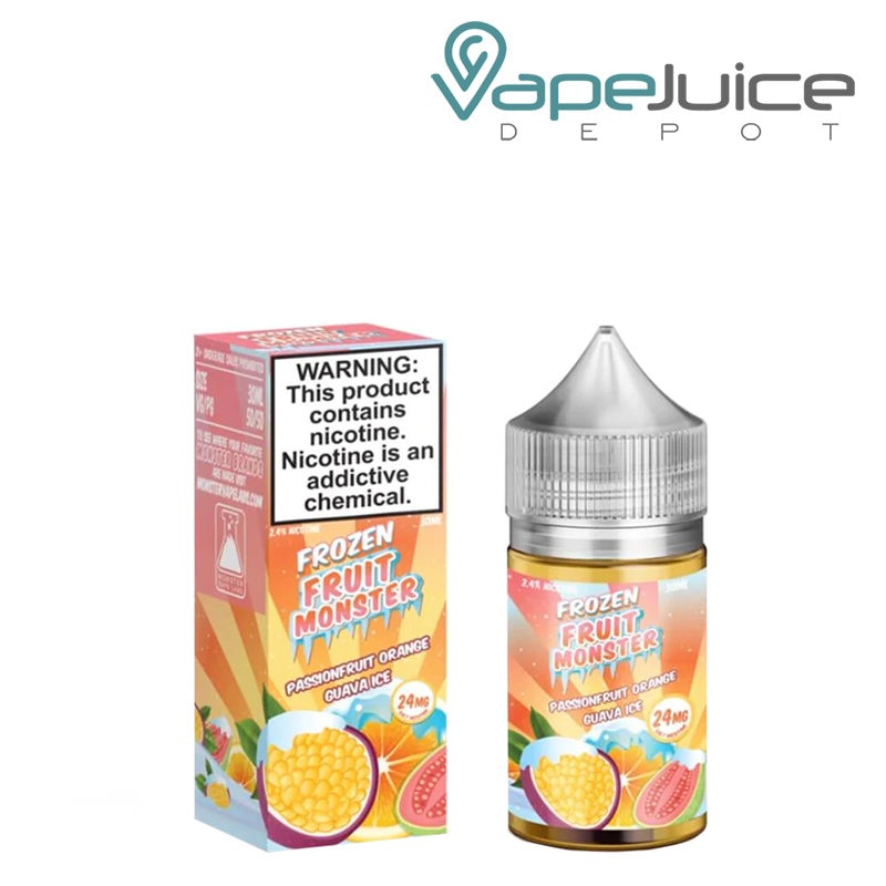 Passionfruit Orange Guava Ice Frozen Fruit Monster Salt 30ml