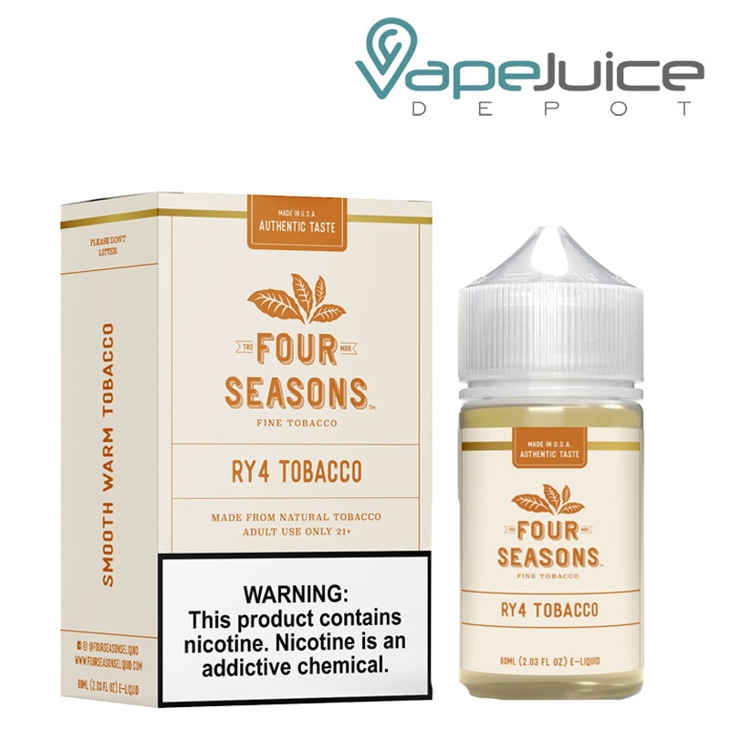RY4 Tobacco Four Seasons 60ml|60ml|0mg|3mg|6mg|12mg|18mg