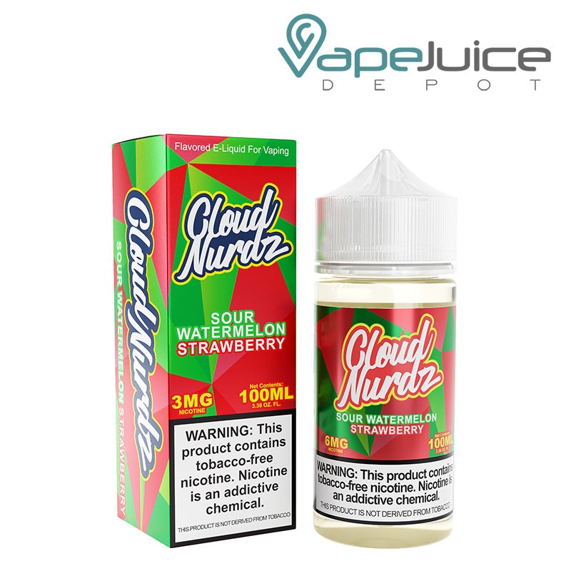 Sour Watermelon Strawberry TFN Cloud Nurdz 100ml