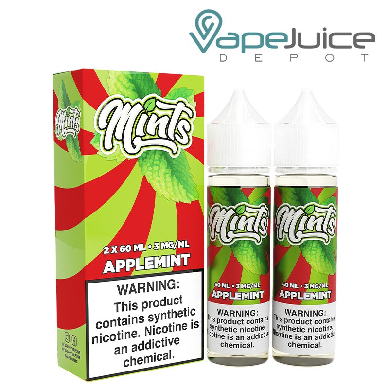 Applemint Mints eLiquid 120ml|2x60ml|0mg|3mg|6mg