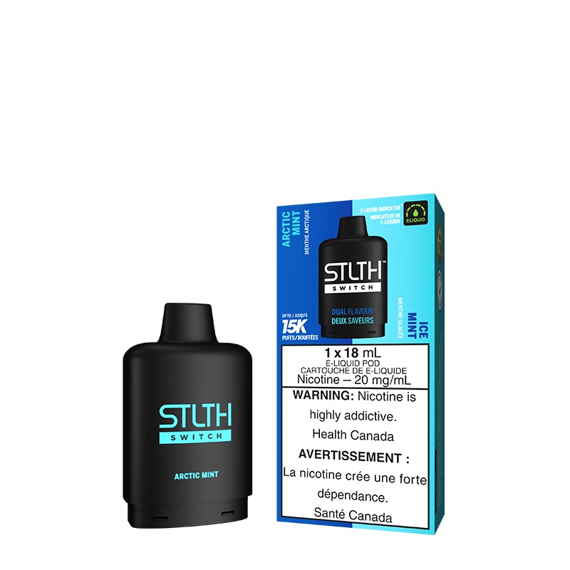 Arctic Mint / Ice Mint STLTH Switch Pod (Carton of 5 Units)