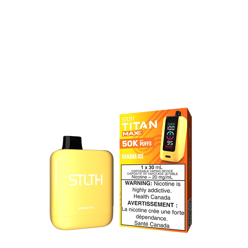 Banana Ice STLTH TITAN MAX Disposable (Carton of 4 Units)