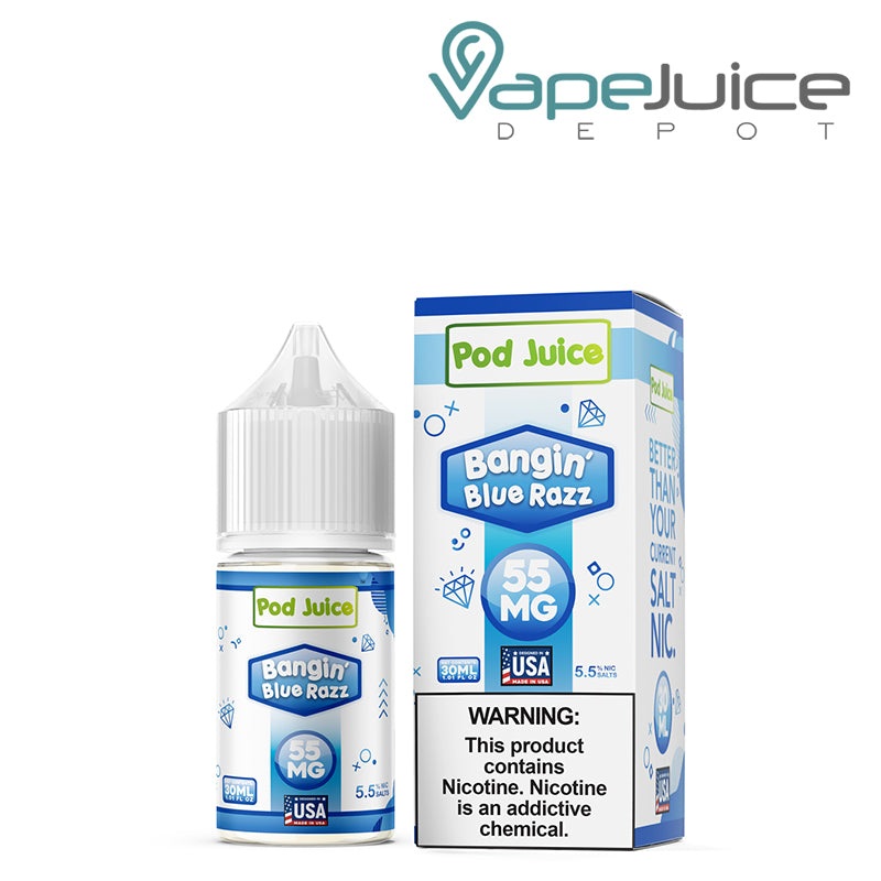 Bangin Blue Razz Pod Juice TFN Salt 30ml