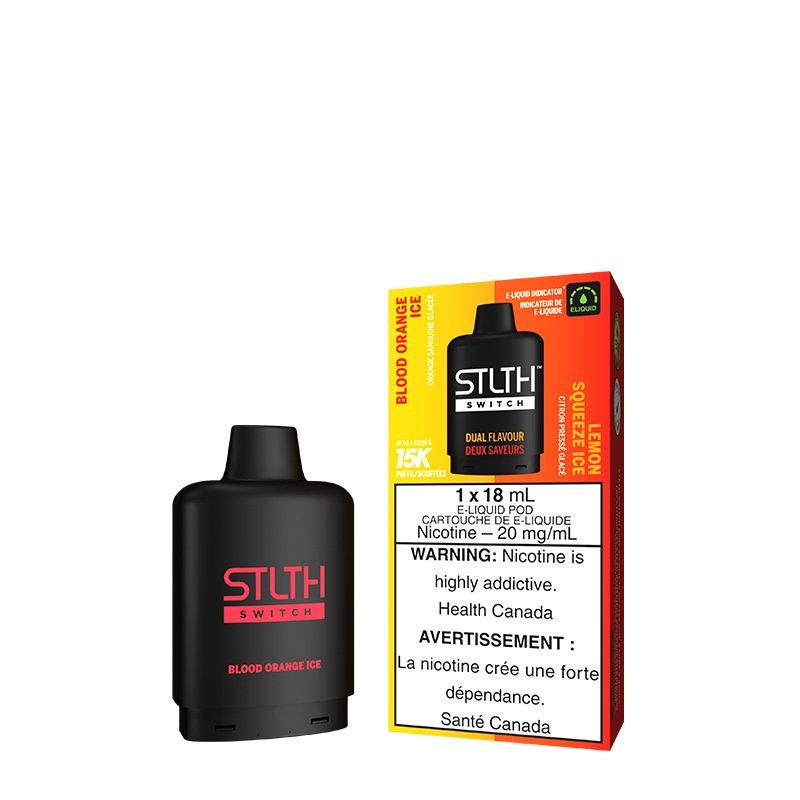 Blood Orange Ice / Lemon Squeeze Ice STLTH Switch Pod (Carton of 5 Units)