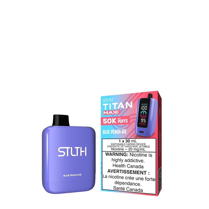 Blue Peach Ice STLTH TITAN MAX Disposable (Carton of 4 Units)