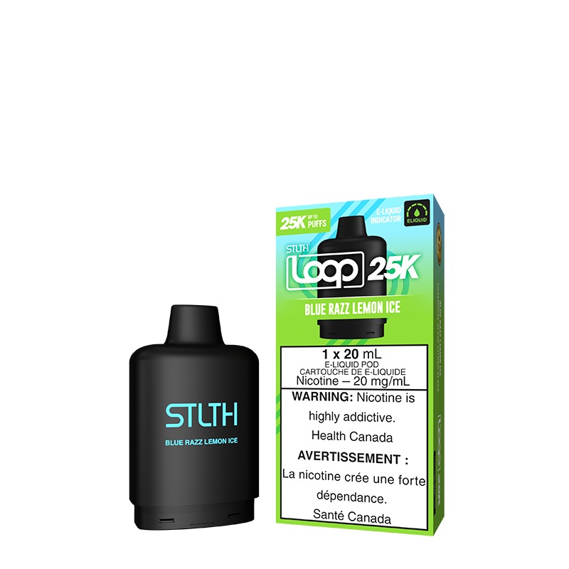 Blue Razz Lemon Ice STLTH Loop 25K Pod (Carton of 5 Units)